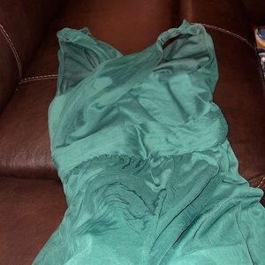 David's bridal forest green size 14